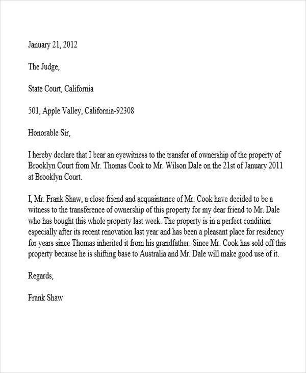 eye witness letter1