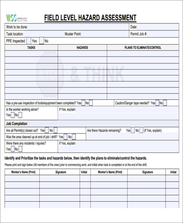 FREE 44 Assessment Forms In PDF MS Word Excel