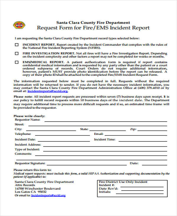 Volunteer Fire Department Sop Template