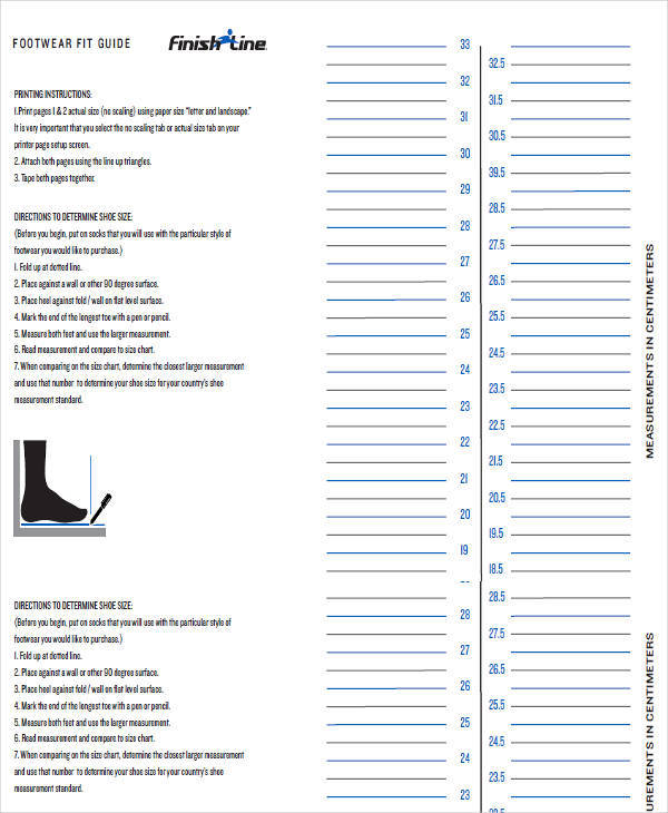 footwear size chart1