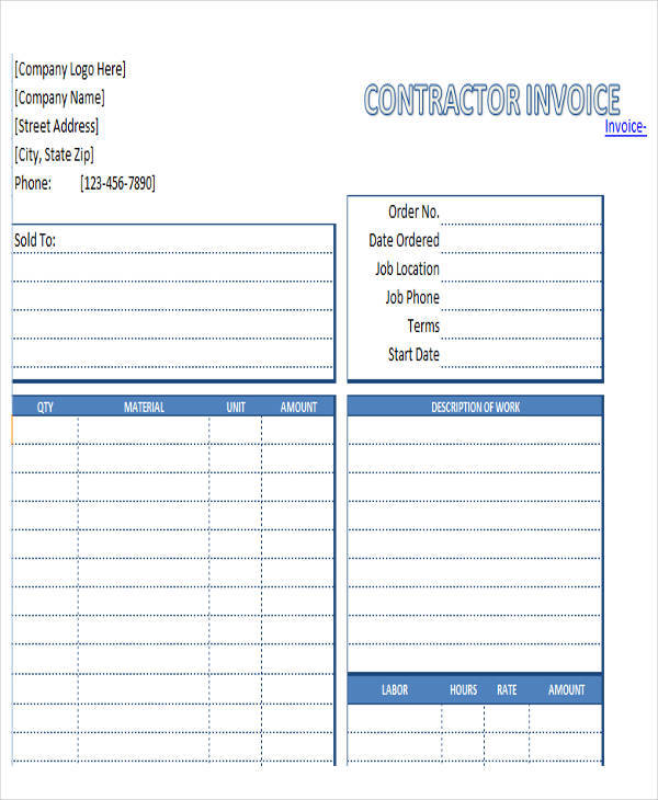 invoices sample printable free PDF Templates  45 Word, Invoice