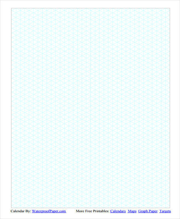 free printable isometric grid paper