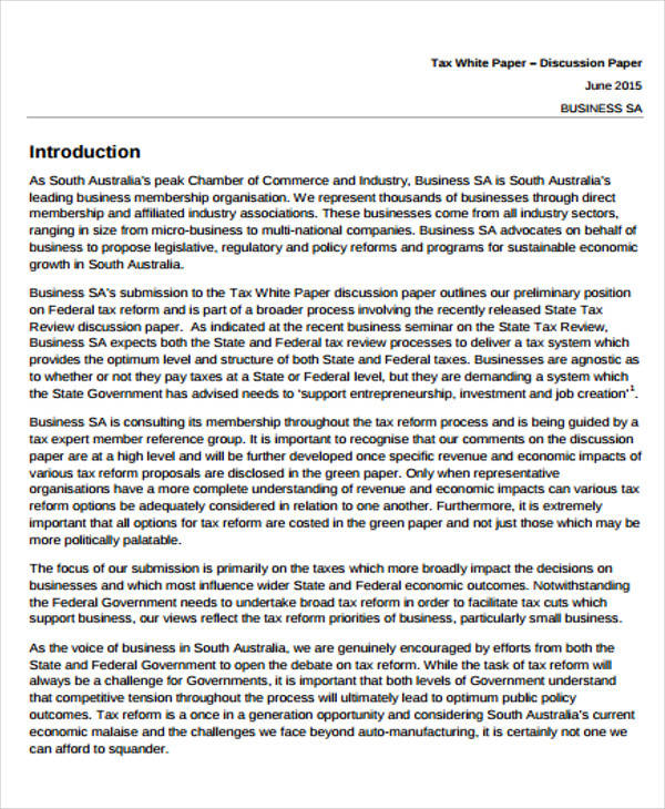 Government White Paper Examples Floss Papers