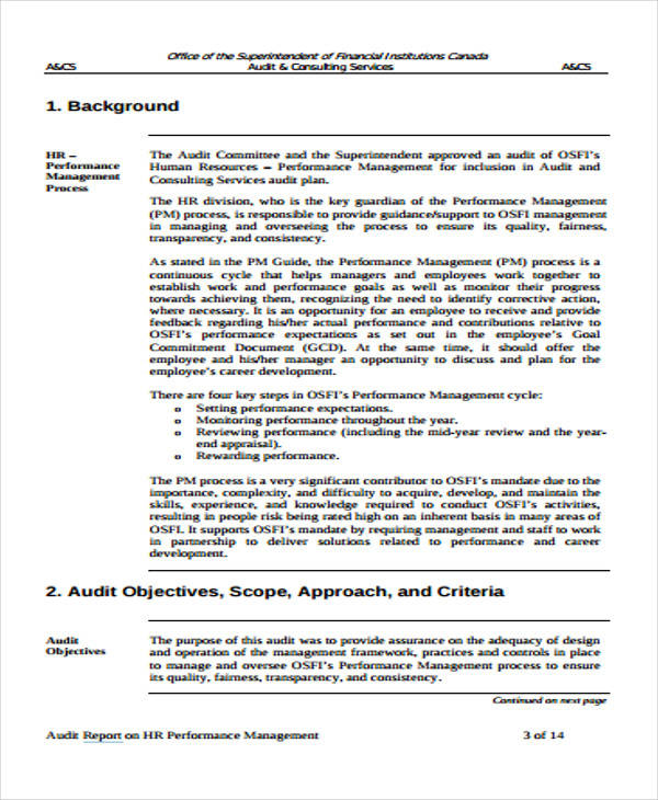 How To Write Hr Report Sample