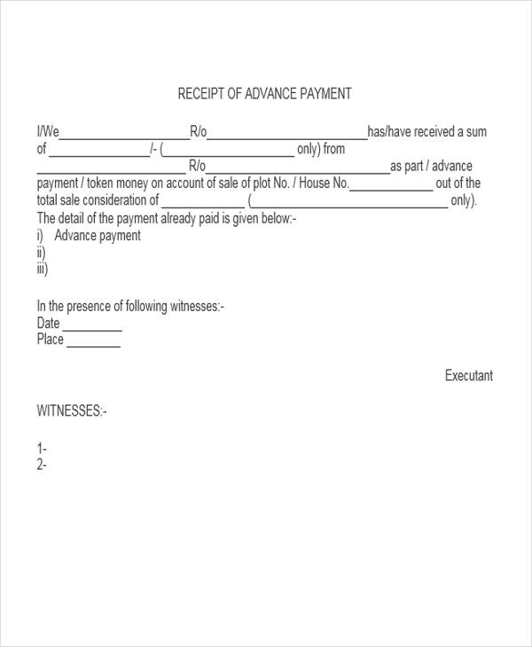 FREE 43 Payment Receipt Samples In MS Excel