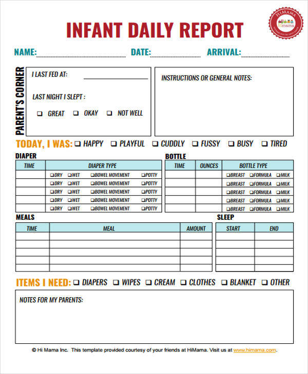 FREE 31 Daily Log Templates In PDF MS Word
