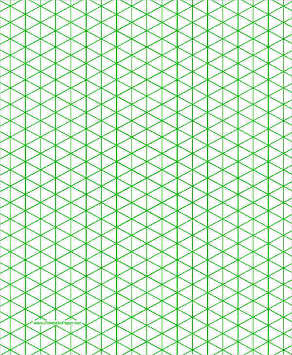isometric drawing graph paper