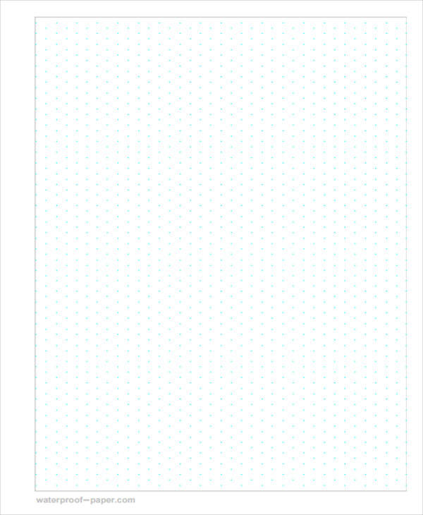isometric grid dot paper