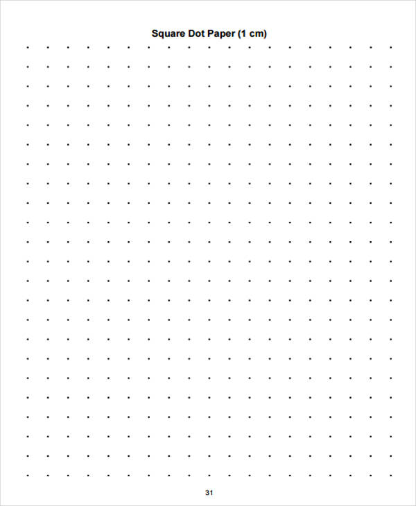 isometric square dot paper