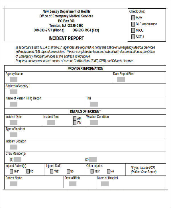 medical emergency incident report1