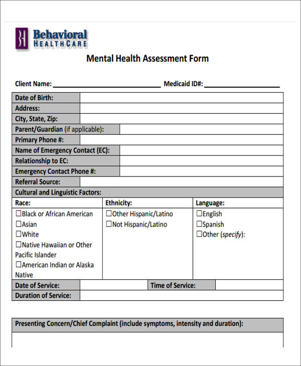 risk-assessment-in-mental-health-nursing-forms-document-templates-images