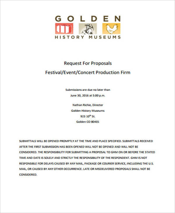 Music Event Sponsorship Proposal Pdf