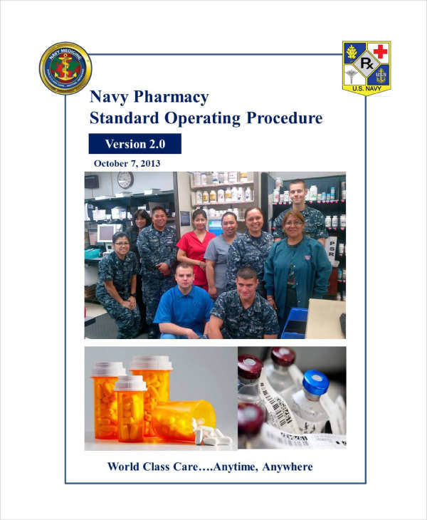 navy pharmacy sop