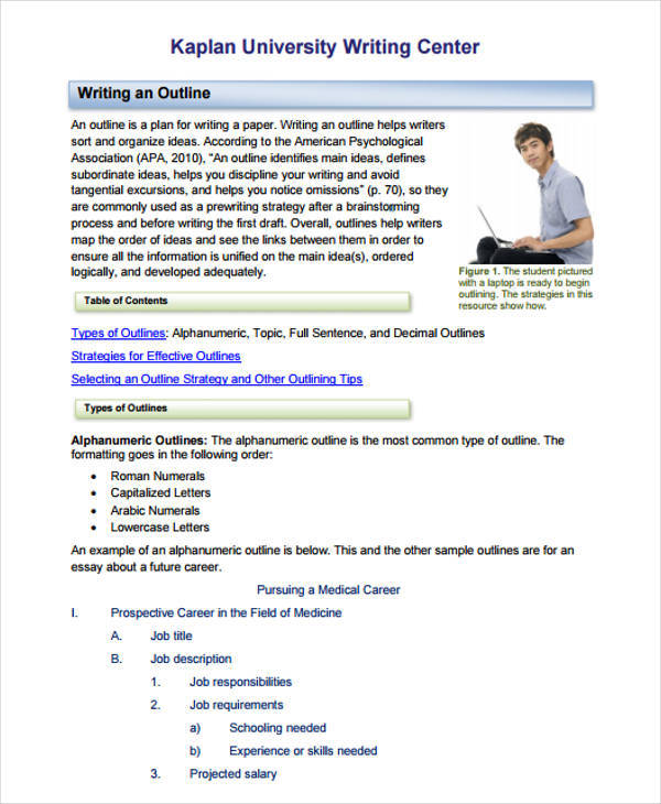 examples of alphanumeric outlines