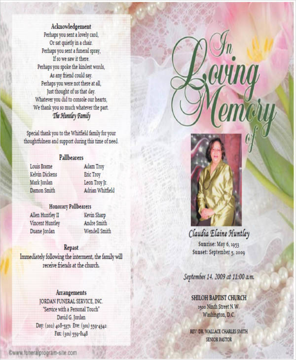 FREE 35 Printable Obituary Samples In PDF MS Word