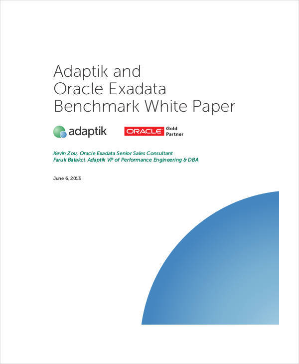 oracle exadata white