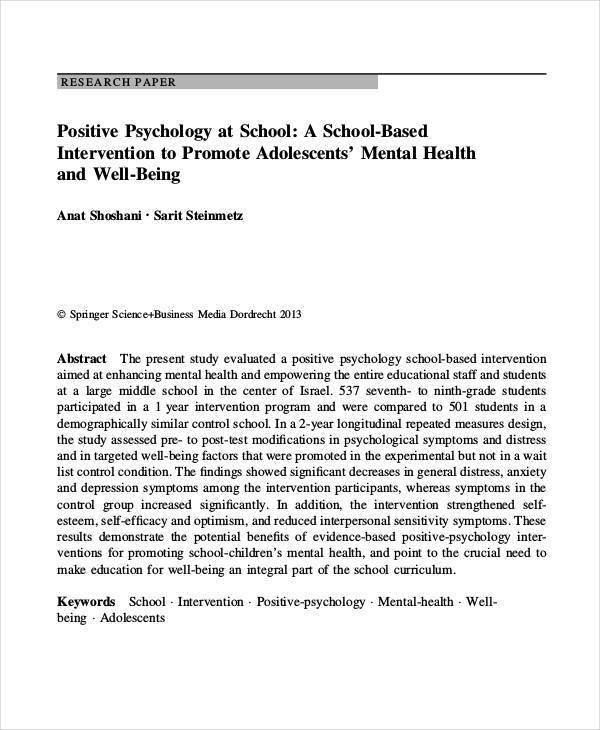 how to publish a psychology research paper