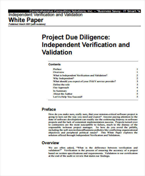 project white paper