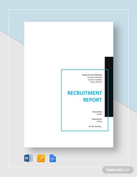 recruitment report