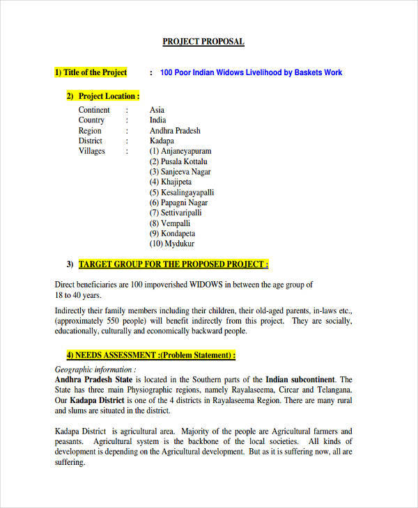 Farming Project Proposal