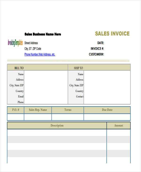 sales tax format