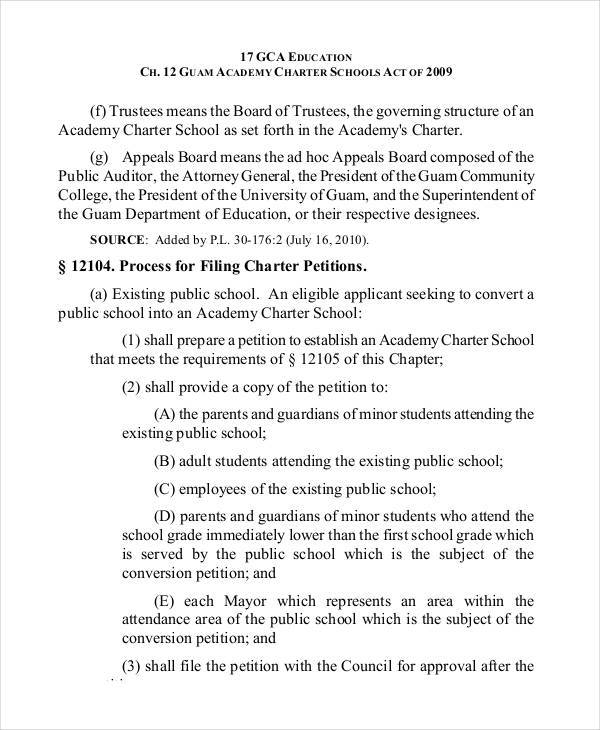 school academy petition1