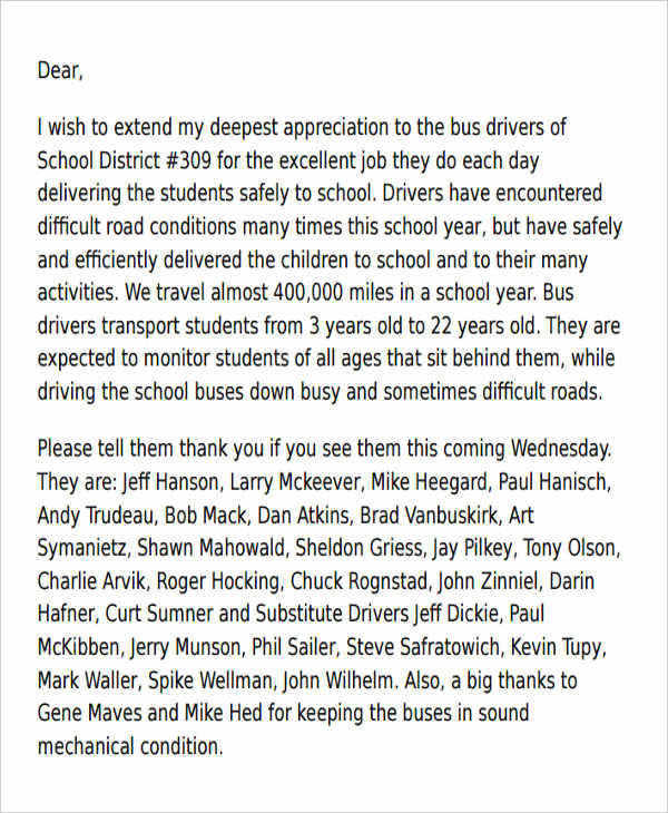 school bus driver appreciation letter2