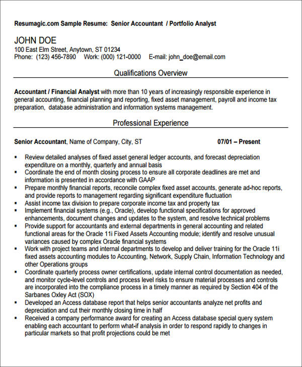 senior staff accountant resume2