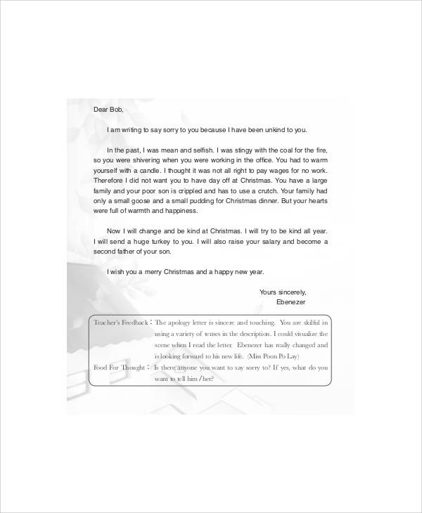 An things apology say letter to in How to