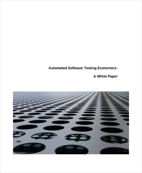 software testing white paper