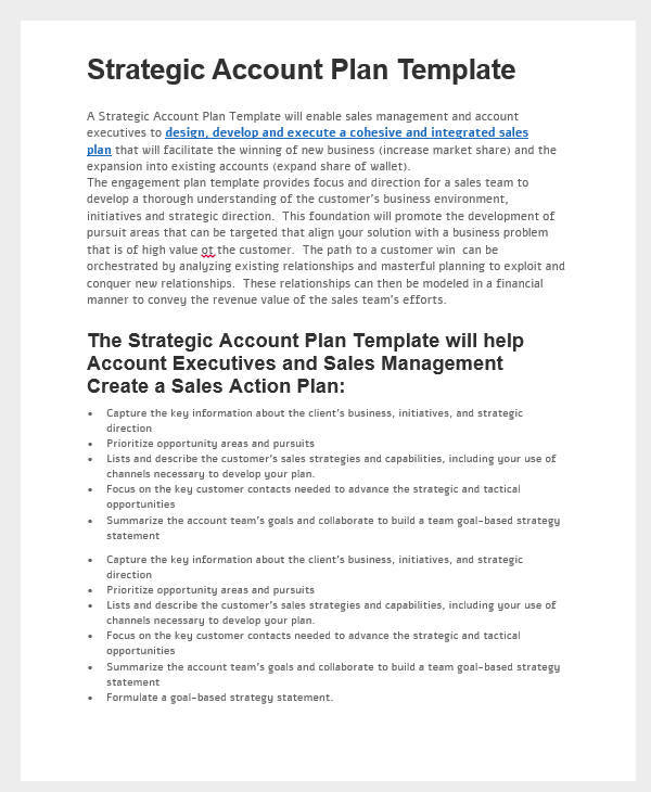 Build your corporate strategic plan.