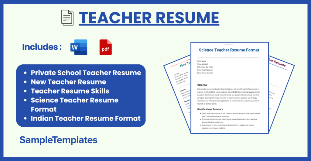 teacher resume 1024x530
