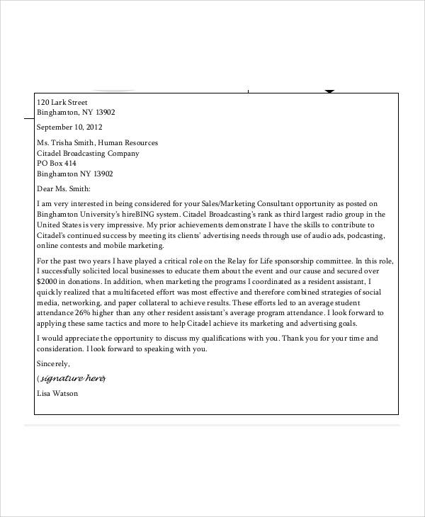 How To Say Thank You In A Cover Letter