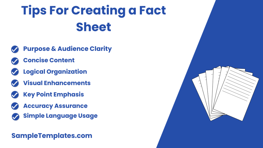 tips for creating a fact sheet 1024x576