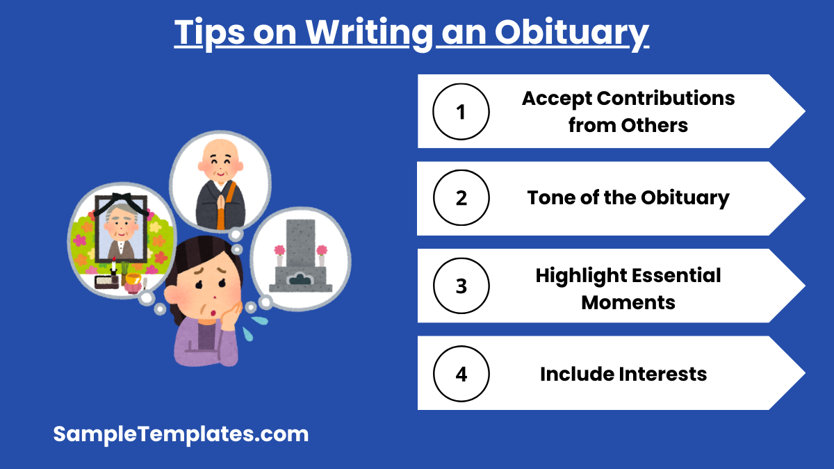 tips on writing an obituary