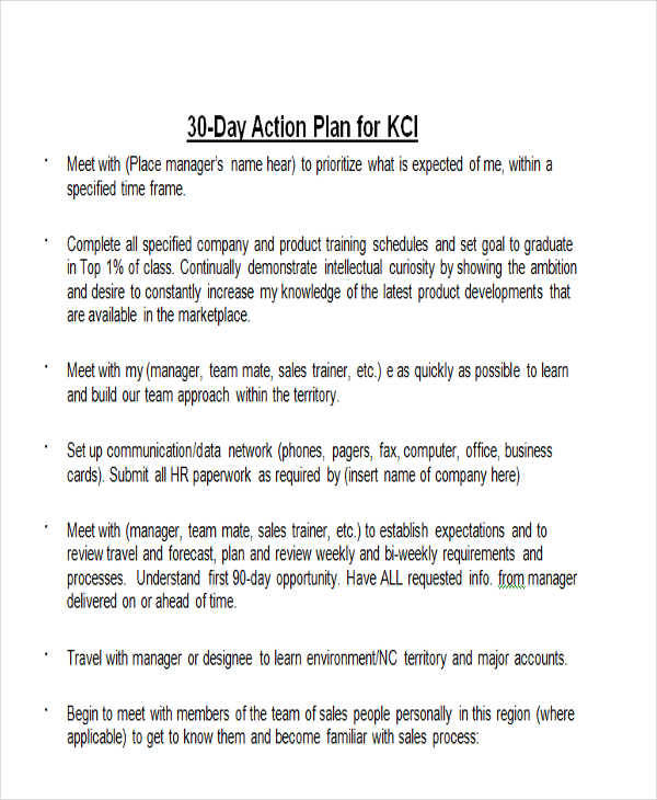 FREE 38 Sales Plan Templates In PDF MS Word Google Docs