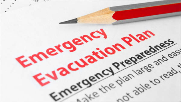  evacuation plan template