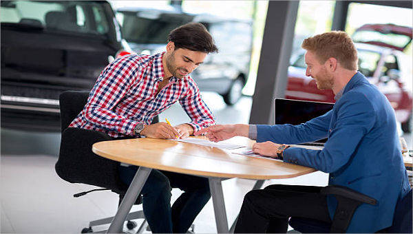  vehicle sales contract free sample example format download