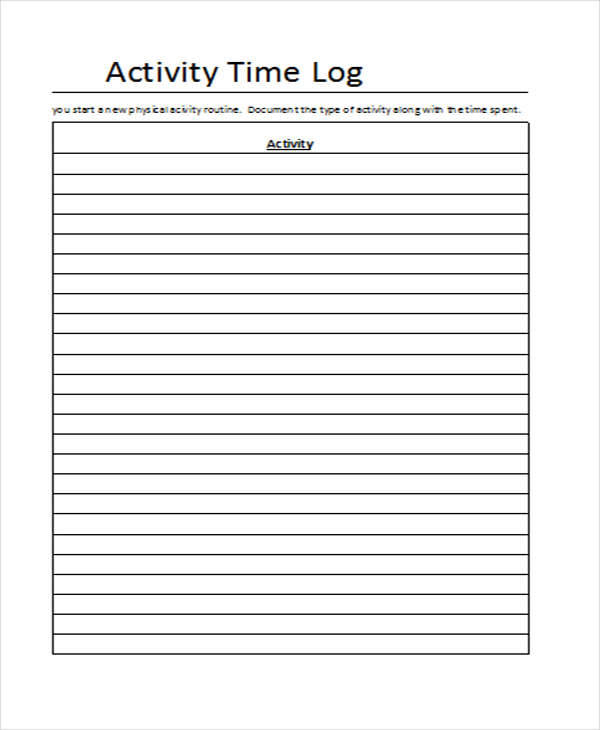 activity time log9