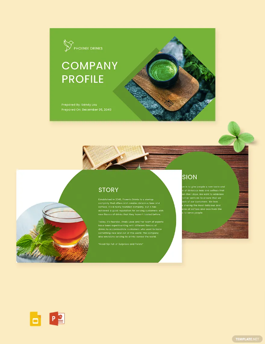 creative company profile sample