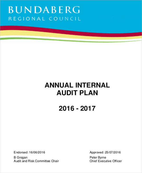 annual internal audit plan