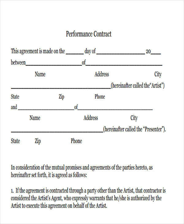 artist performance contract3