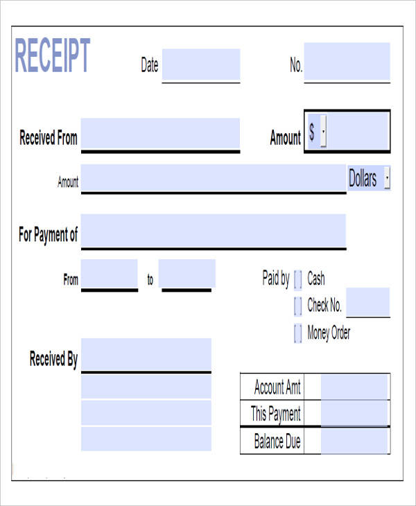 Fantastic Receipt With Banking Information Template Glamorous Receipt Templates