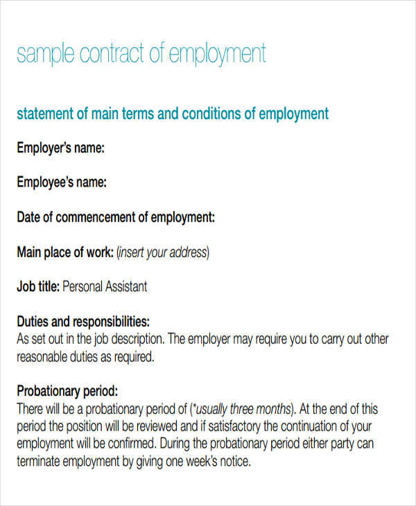basic employment contract1