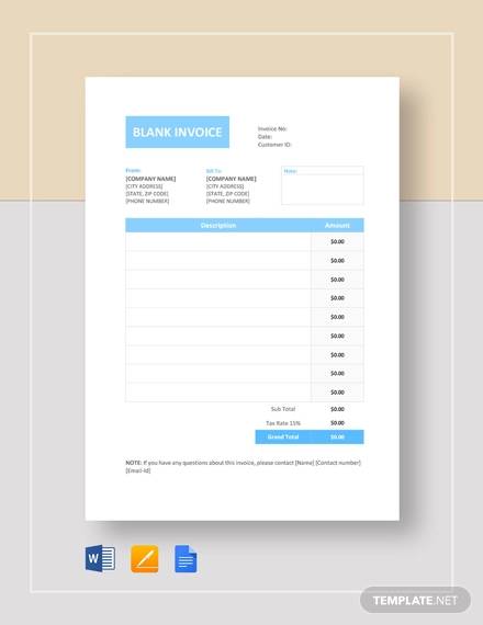 where is the invoice template in word continuous numbering