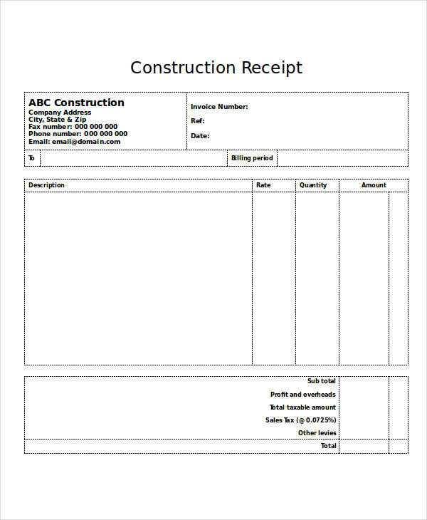 blank construction receipt1
