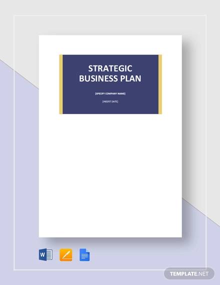 blank strategic plan template