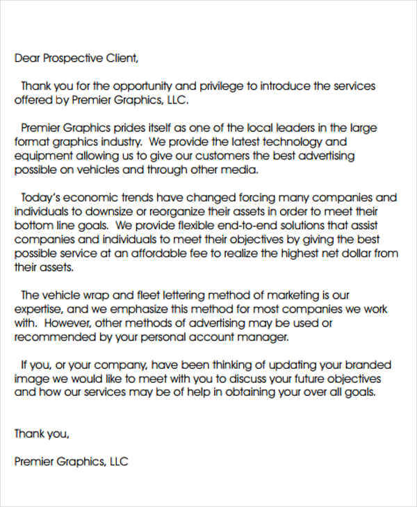 Letter To Potential Customers from images.sampletemplates.com
