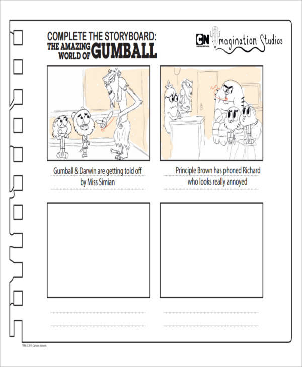 FREE 35+ Sample Professional Storyboard Templates in MS Word | PDF