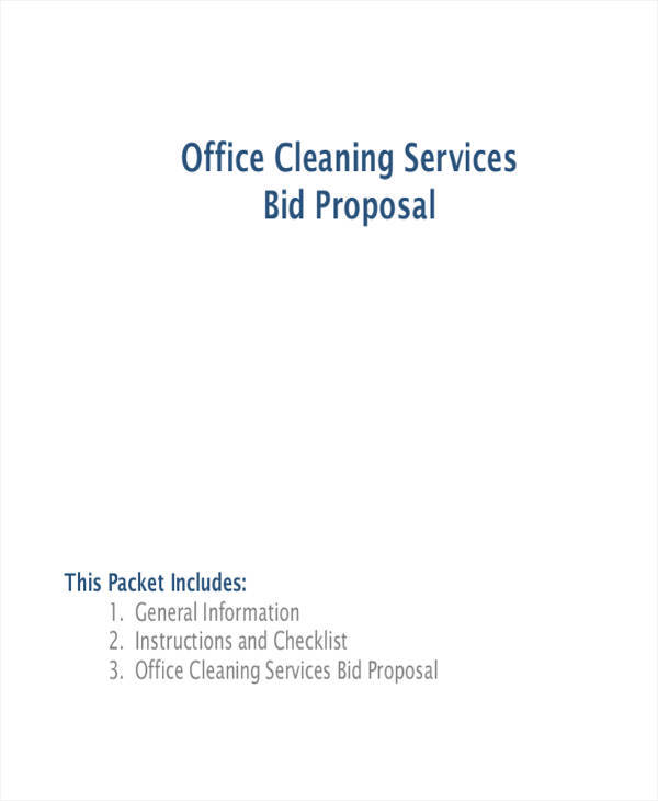 cleaning bid proposal2